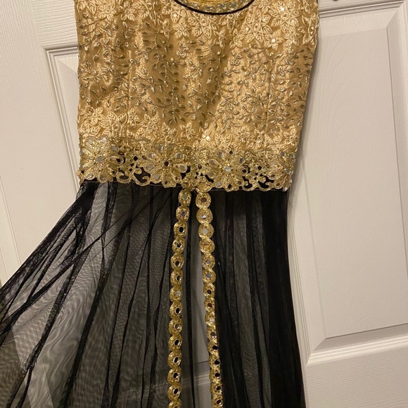 COPY - Indian lehenga with long anarkali top - Picture 4 of 7